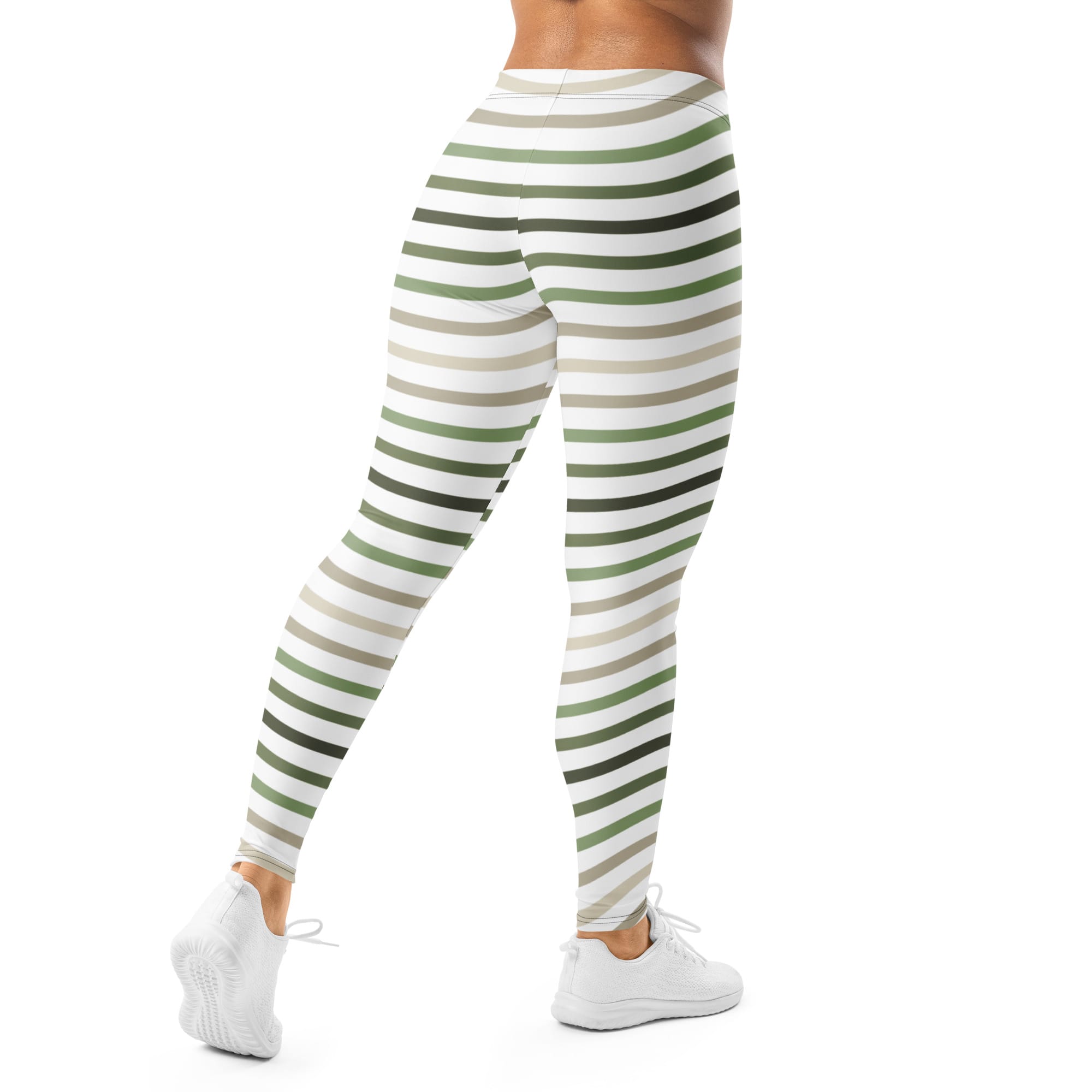 green degrees stripes leggings