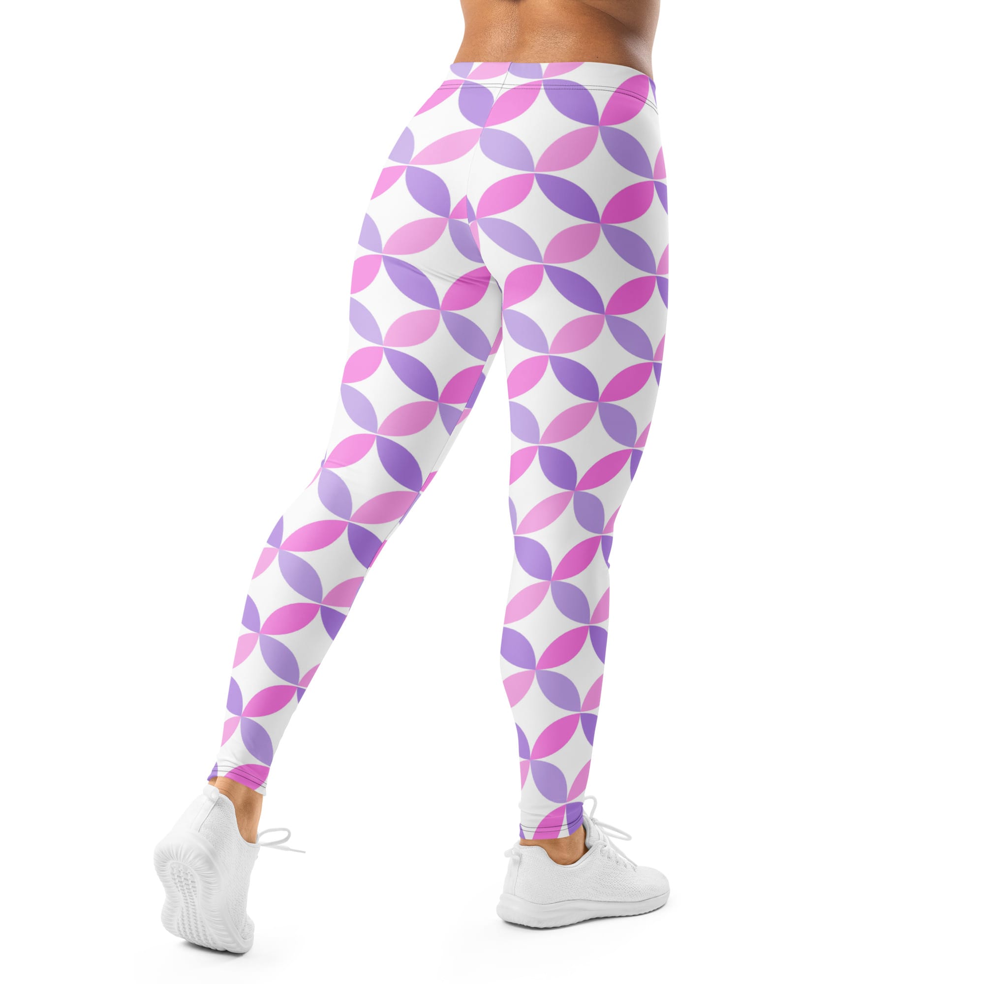 Pink & Purple Pattern Leggings – Stylish, Comfortable & Trendy
