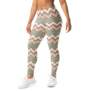 Very Elegant Zig Zag Pattern Leggings