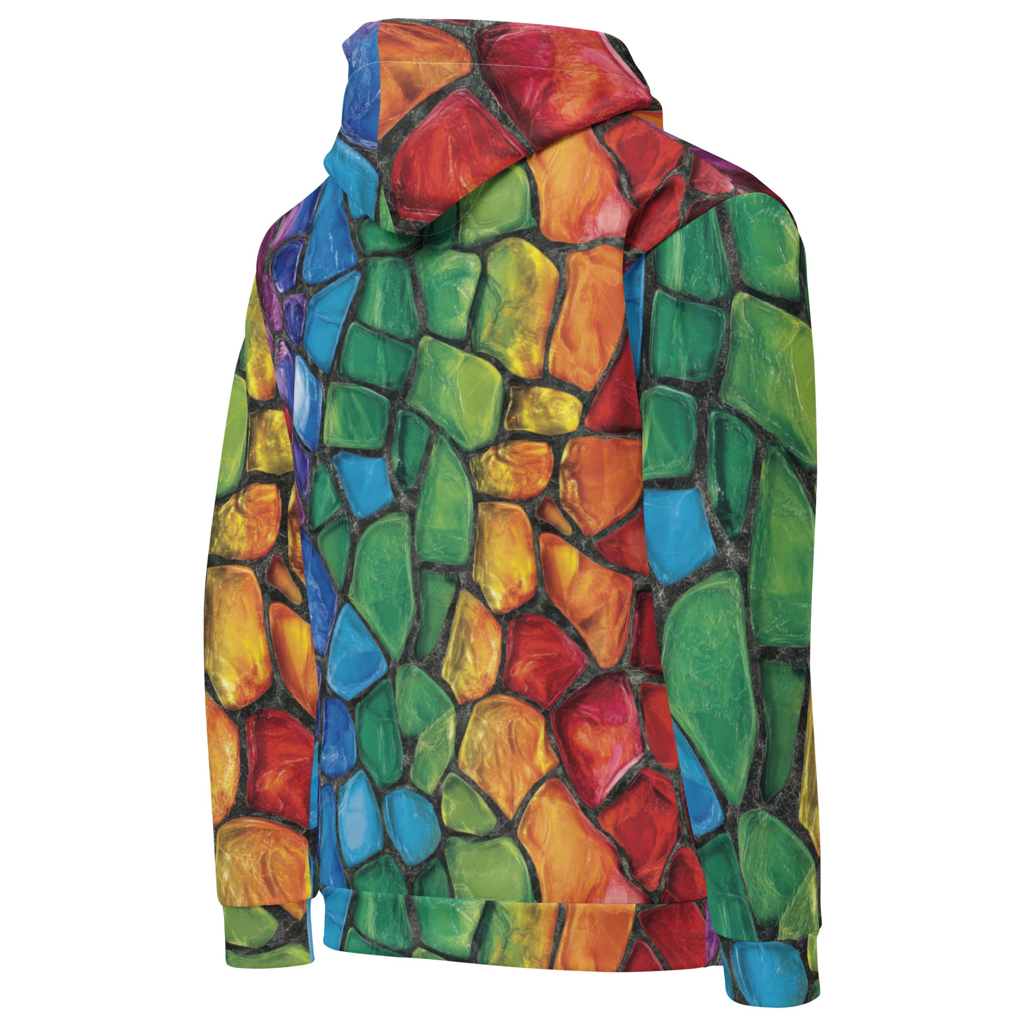 all over print unisex cotton hoodie white right back 693cb93d36793