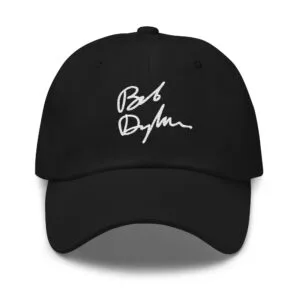 Bob Dylan Signature Brodert pappahatt
