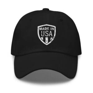 Made In USA Shield Embroidered Dad Hat
