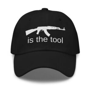 AK47 Is The Tool Embroidered Dad Hat – West Coast Hip-Hop Tribute Cap