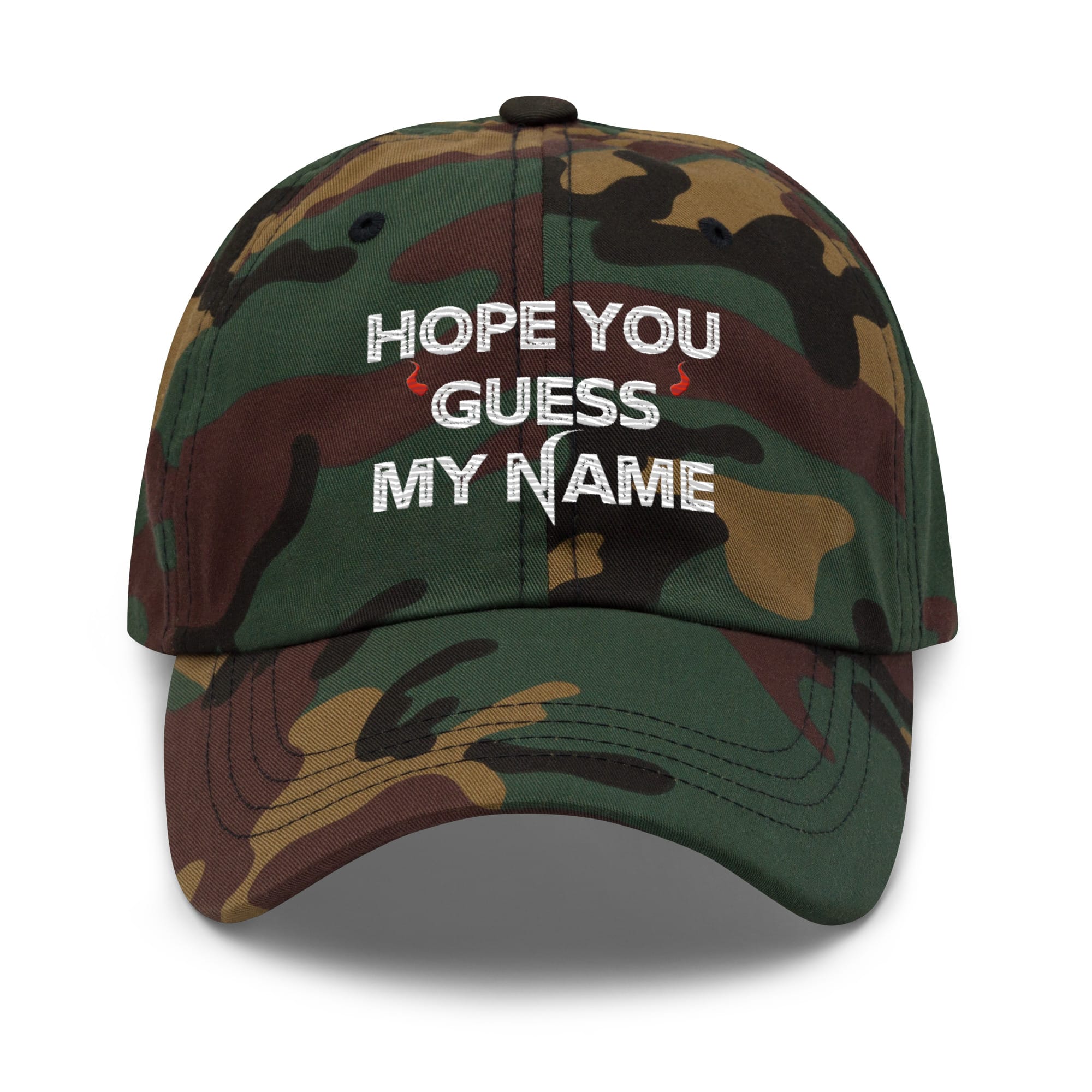 Hope You Guess My Name Embroidered Dad Hat