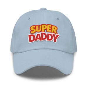 Super Daddy Embroidered Dad Hat – Premium Stitched Dad Cap for Everyday Heroism