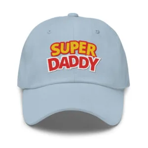 Super Daddy bestickte Dad-Mütze – Hochwertige, bestickte Dad-Cap für den Helden des Alltags