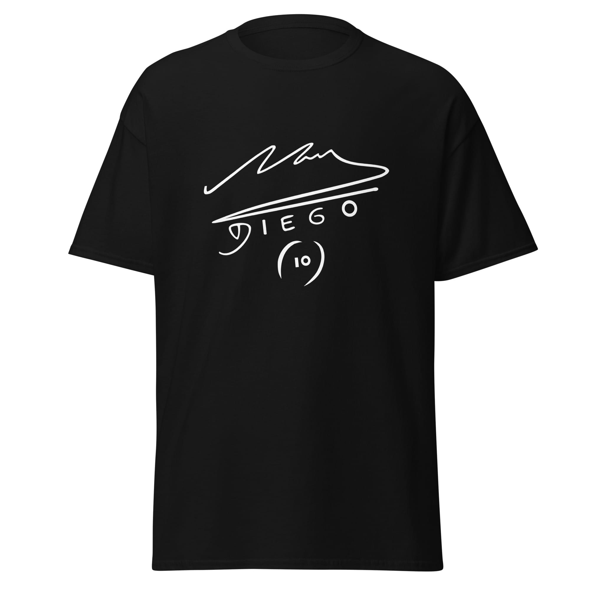 maradona signature t shirt – diego maradona tribute tee