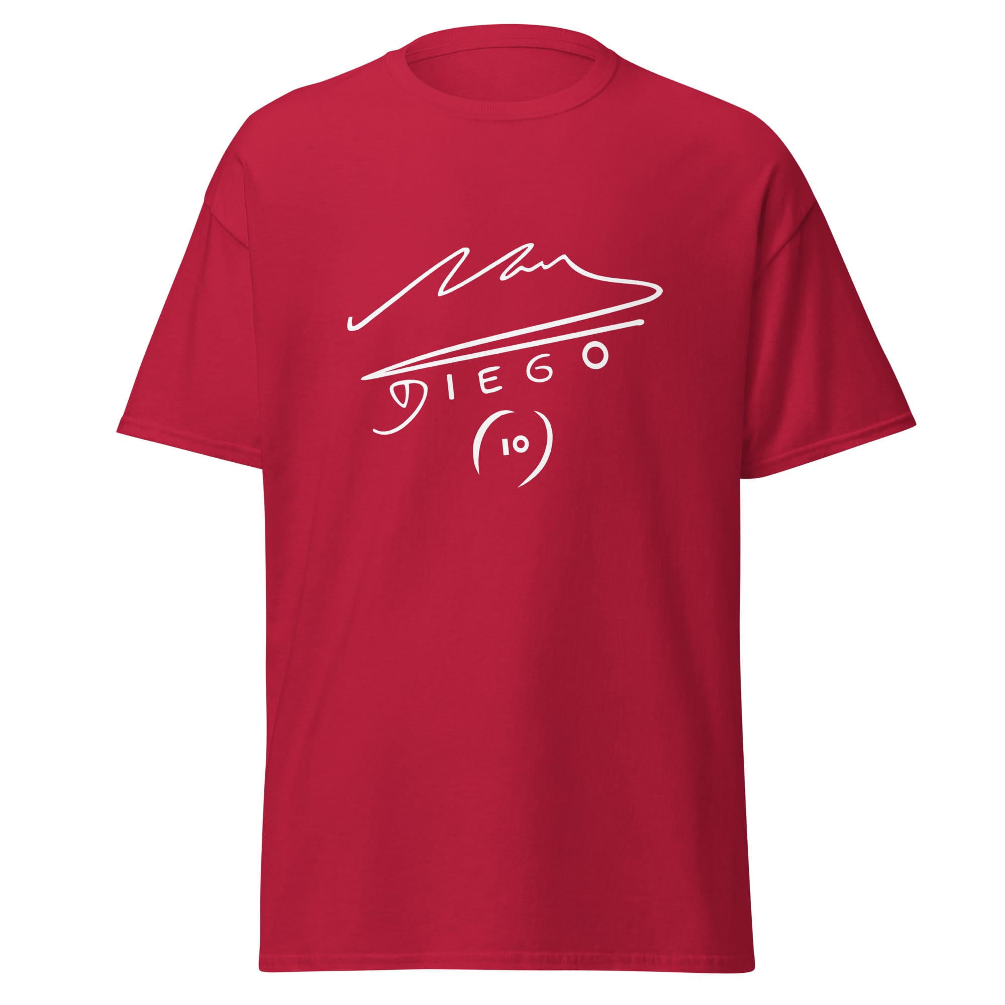 maradona signature t shirt – diego maradona tribute tee