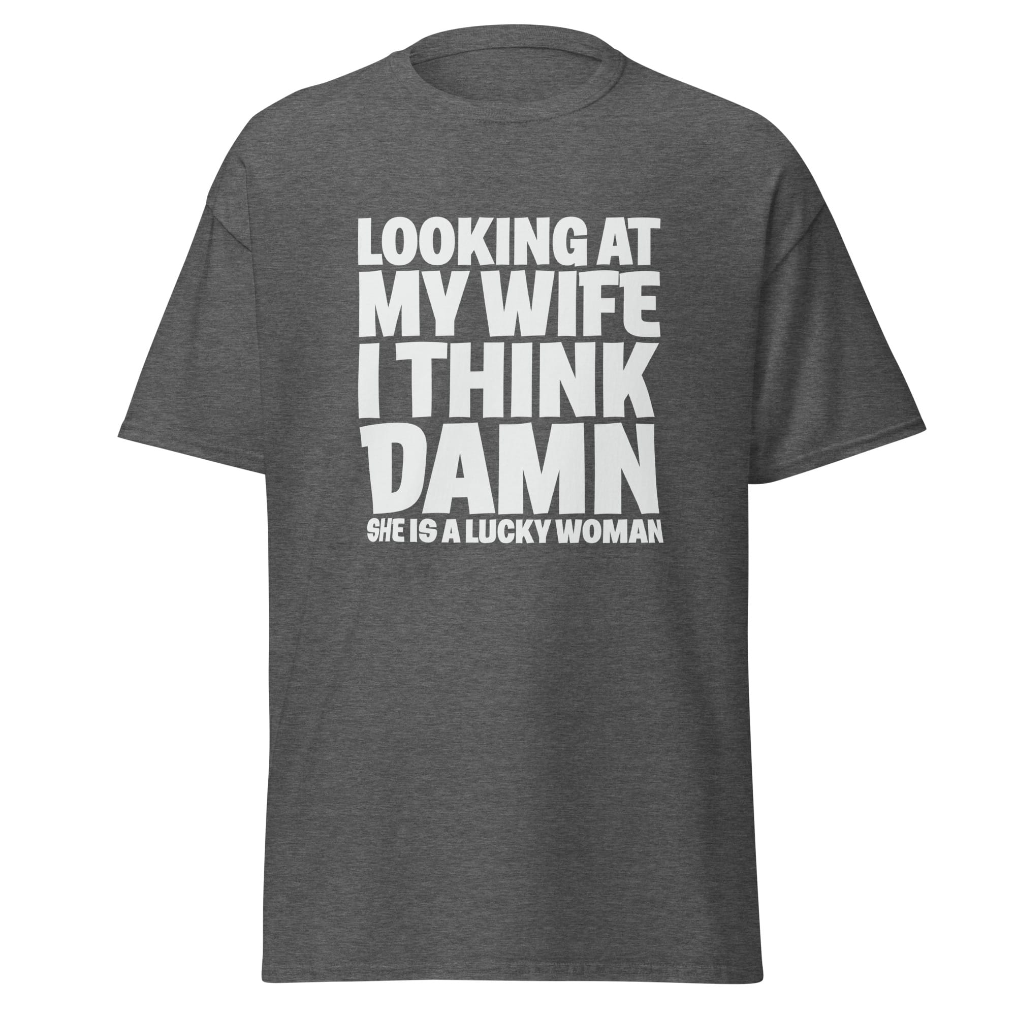 unisex classic tee dark heather front 693ccf1fd1d84