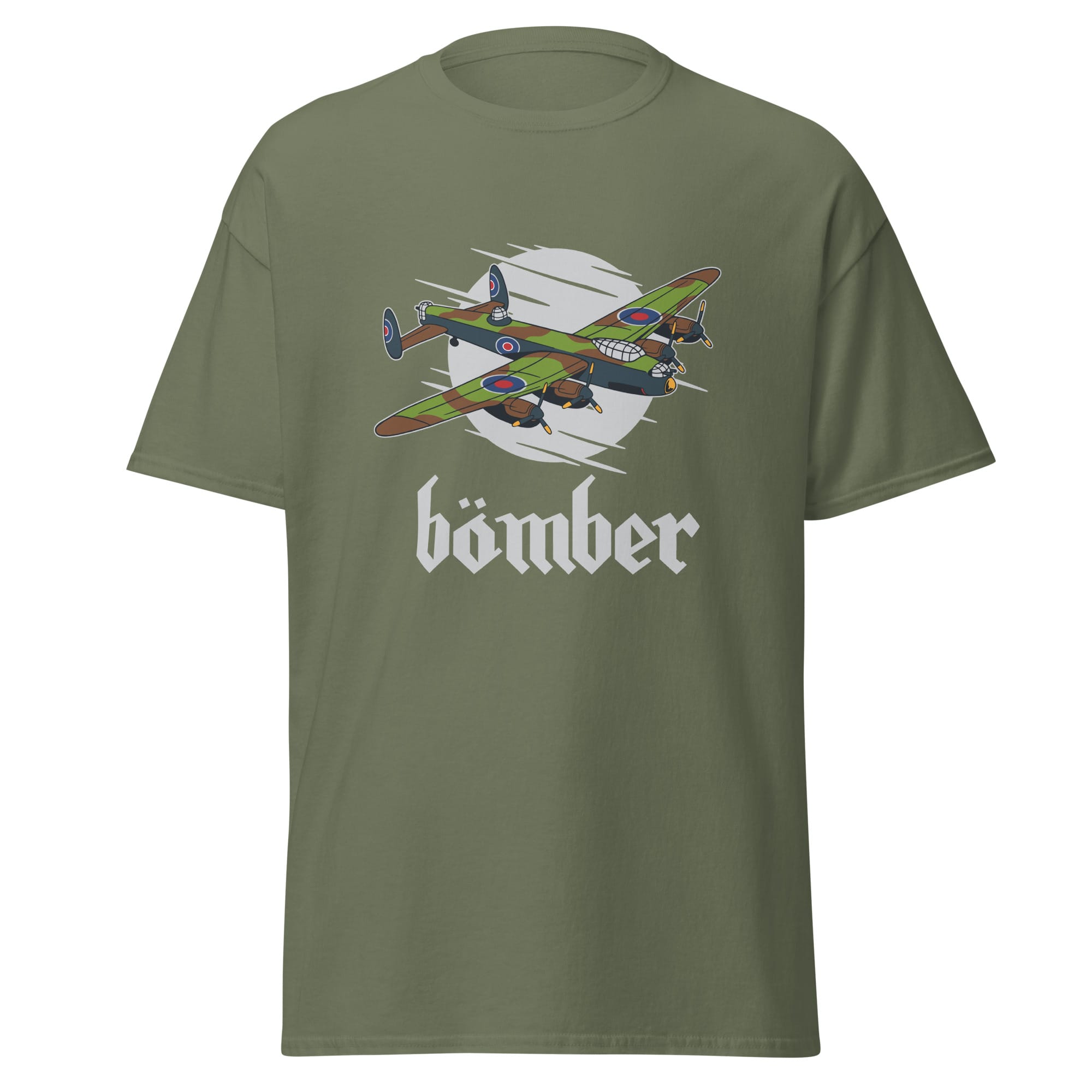 unisex classic tee military green front 69412314b053e