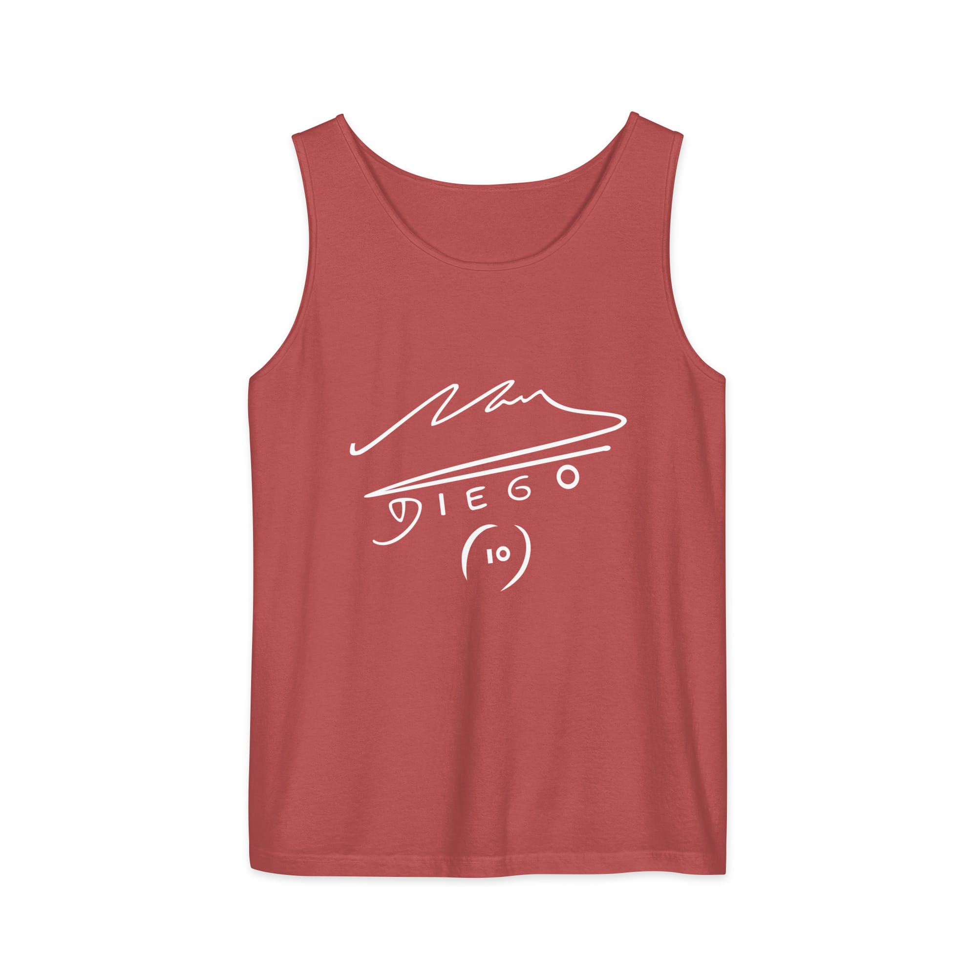 Maradona Signature Tank Top - Crimson, XS