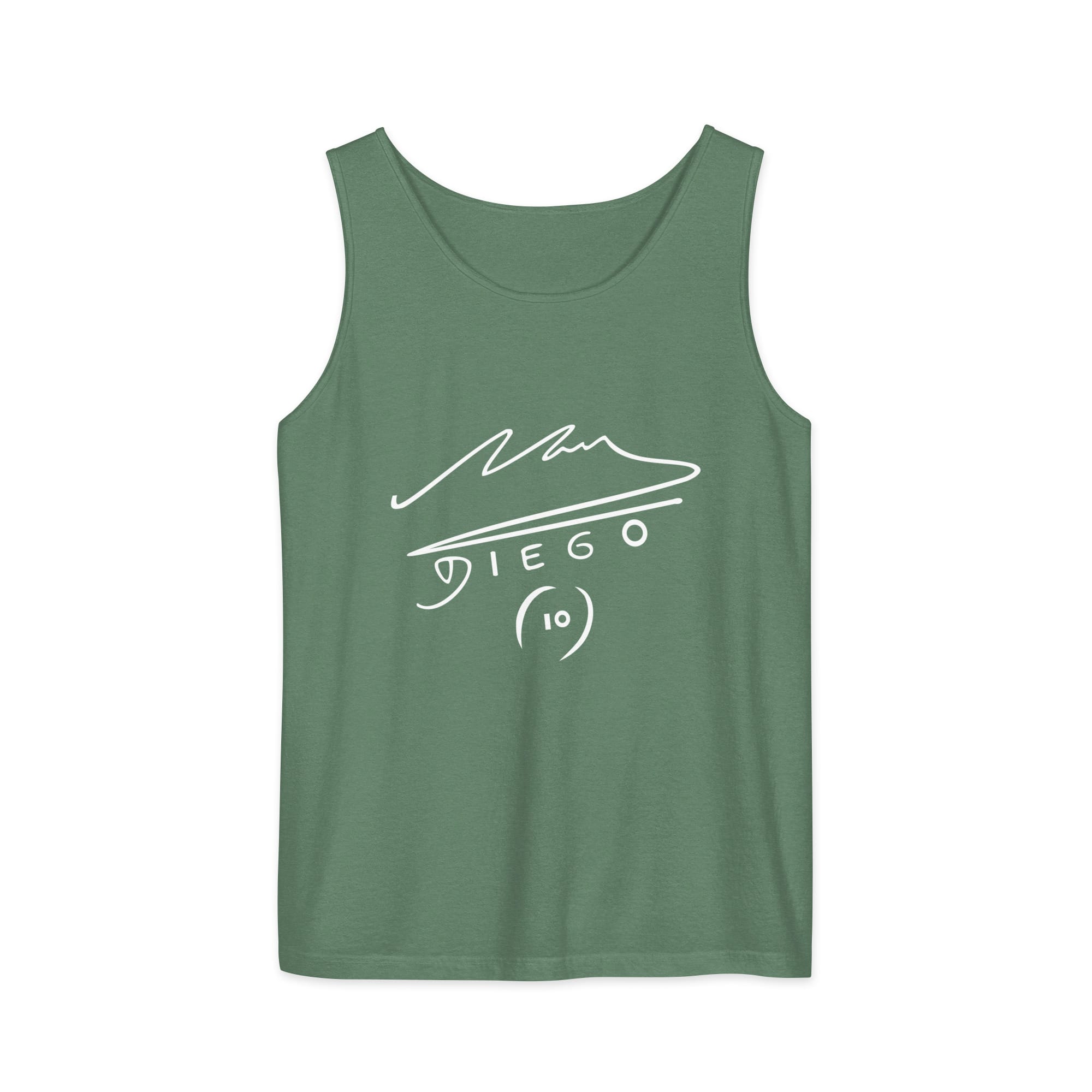 Maradona Signature Tank Top - Light Green, XL