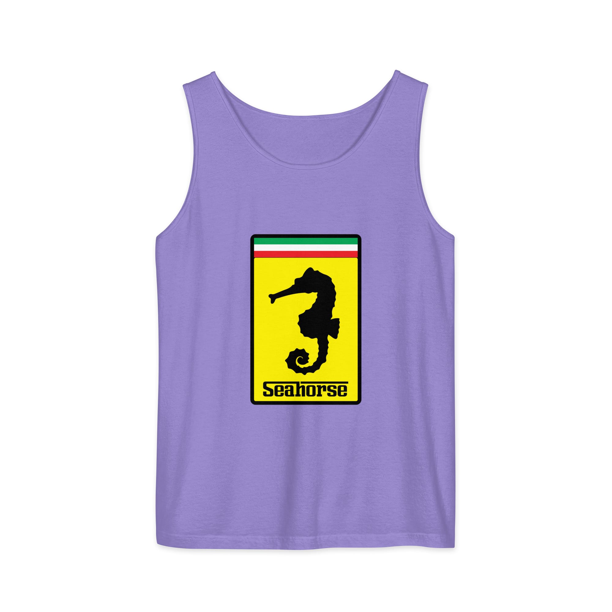 Sjov Ferrari Søhest Logo Tanktop - Violet, XS